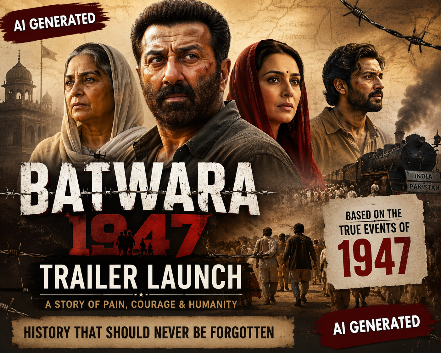 batwara-1947-trailer-launch-ai-generated