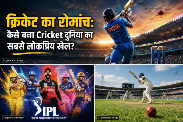 क्रिकेट का रोमांच: कैसे बना Cricket दुनिया का सबसे लोकप्रिय खेल?