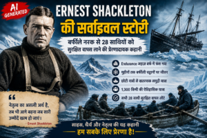 Ernest Shackleton Survival Story in Hindi – बर्फीले नरक से ज़िंदा लौटने वाले महान खोजकर्ता की प्रेरणादायक कहानी