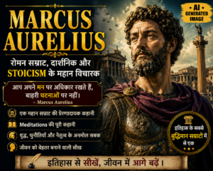 Marcus Aurelius की पूरी कहानी – एक ऐसा सम्राट जिसने दुनिया जीतने से पहले खुद को जीतना सीखा