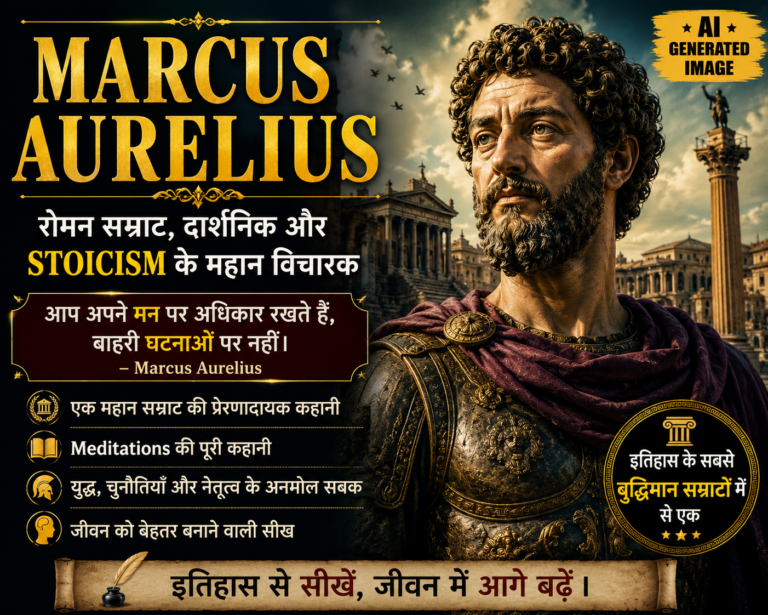 Marcus Aurelius की पूरी कहानी – एक ऐसा सम्राट जिसने दुनिया जीतने से पहले खुद को जीतना सीखा