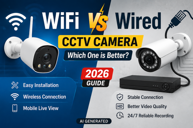 WiFi vs Wired CCTV Camera: Which One Is Better? (2026 Guide)