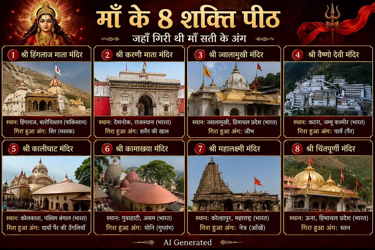 AI-generated-poster-of-8-Shakti-Peethas-of-Maa-Sati-with-temple-names-locations-and-religious-information