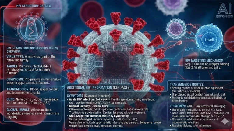 HIV/AIDS: Causes, Symptoms, Prevention and Treatment