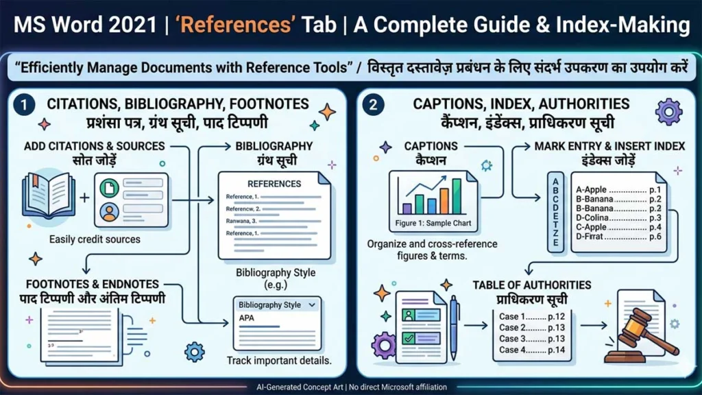 MS Word 2021 References Tab: Complete Guide
