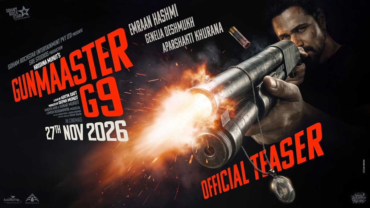 Gunmaaster G9 teaser featuring Emraan Hashmi, Genelia Deshmukh and Aparshakti Khurana
