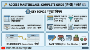 Microsoft Access: Complete Guide to Database, Tables, Queries, Forms and Reports