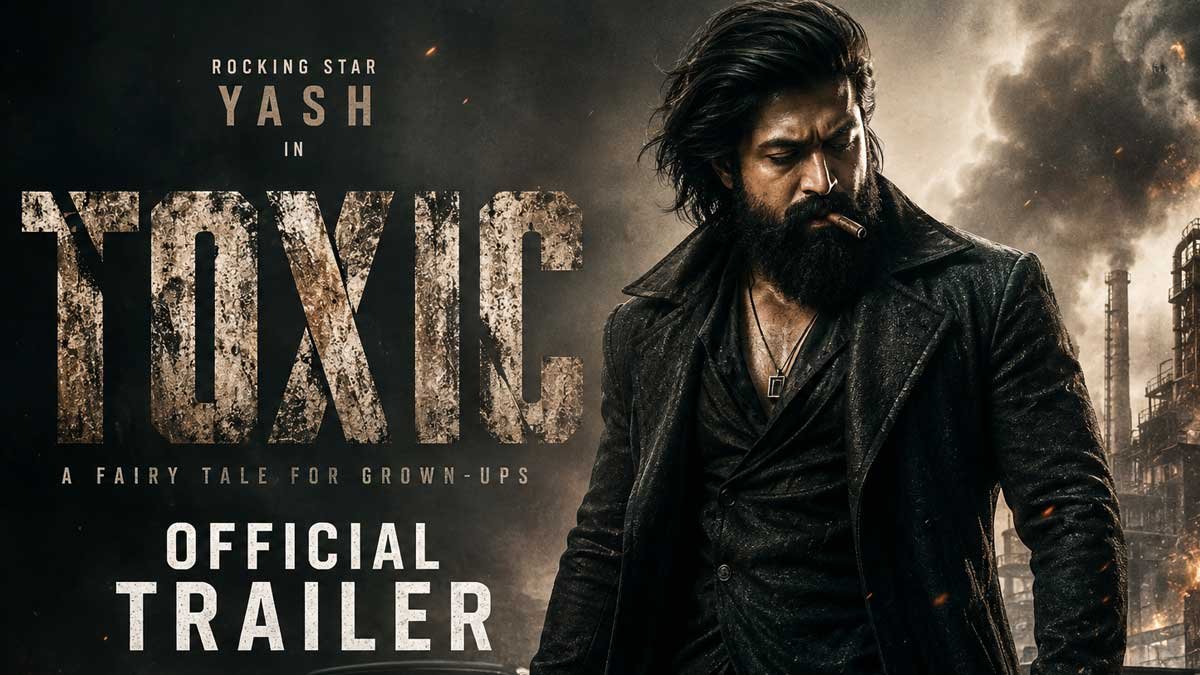 AI-generated cinematic poster of Yash in Toxic Official Hindi Trailer